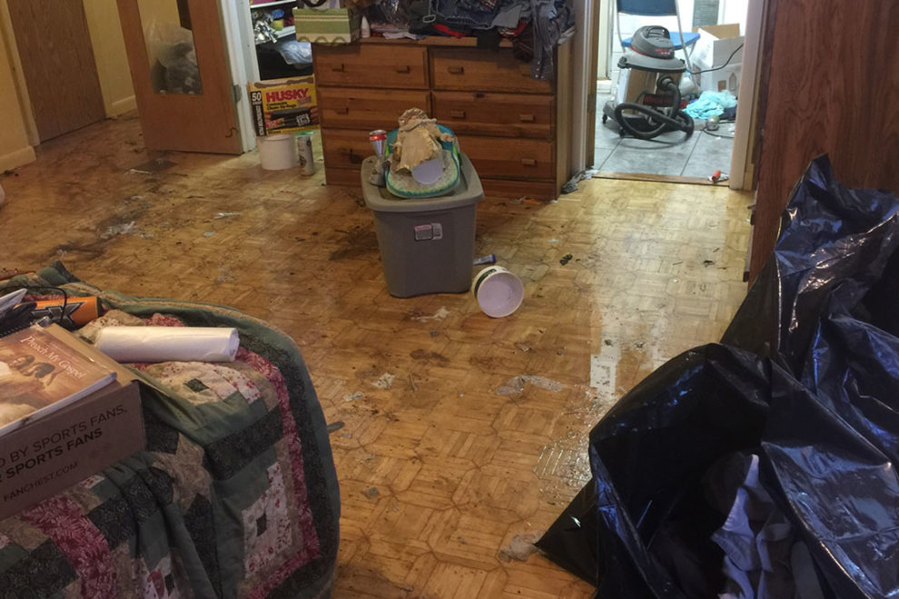 water damage causes and signs