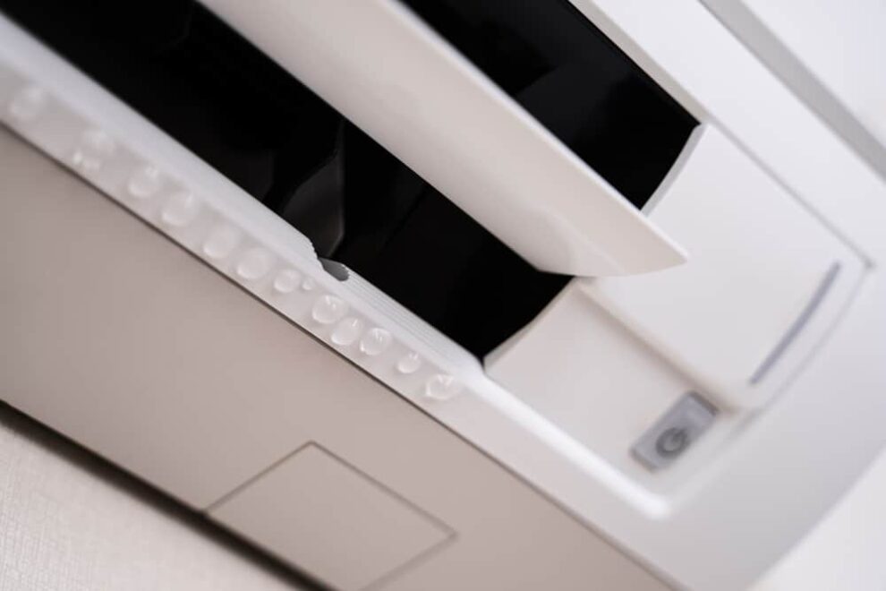 Air conditioner leak