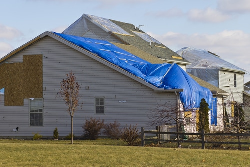 Storm damage cleanup in Jerome, Idaho