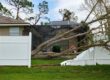 Wind damage to home