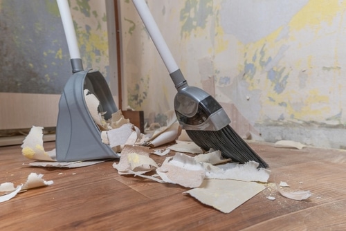 Post-construction cleaning