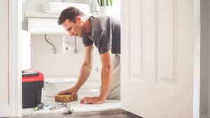 finding the source of a bathroom flood
