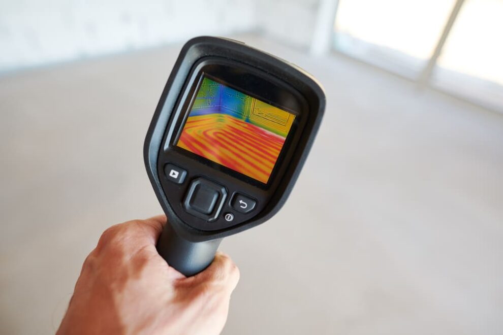 thermal imaging water damage under floor