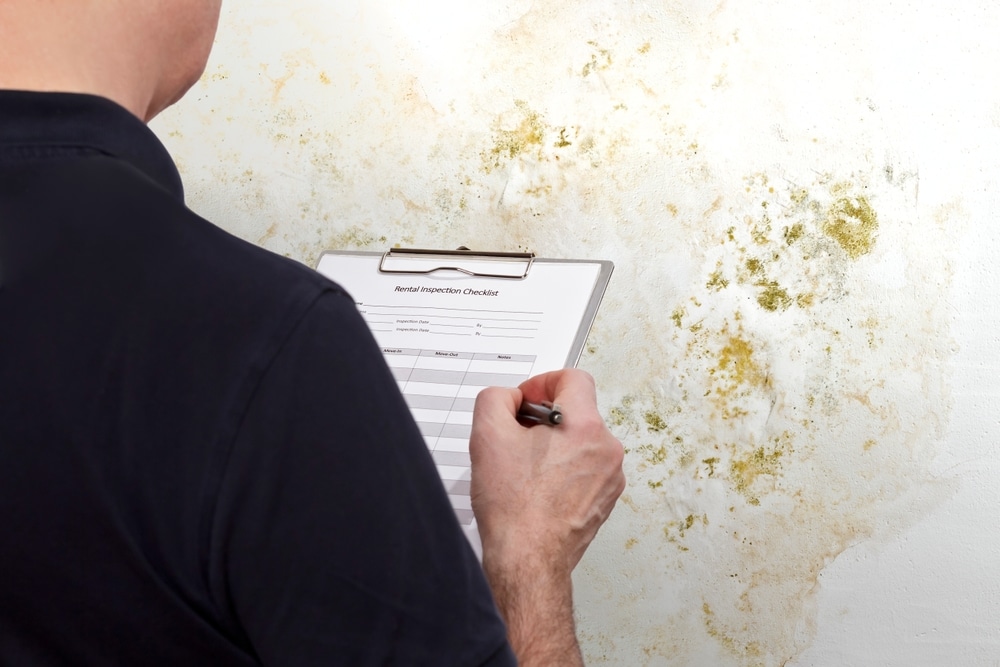 Drywall water damage