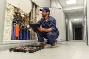 Commercial water damage restoration